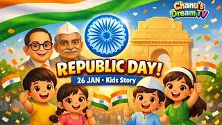 Why India Celebrates Republic Day 🇮🇳 | 26 January Kids Story | Chanu&rsquo;s Dream TV