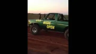 Mud truck wide open