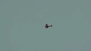 Stearman, N450JW taking off & waving at KHWY on 10/10/10 at 1824