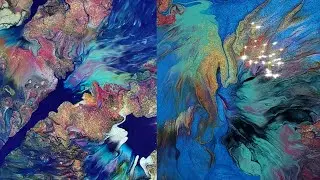 Two Stunning Dutch Pours!  Acrylic Paint Pouring