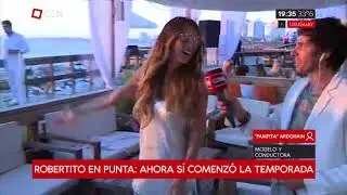 Roberto Funes en Punta del Este: ahora sí comenzó la temporada