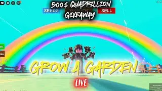 Grow a Garden LIVE &ndash;500QA Shackles Giveaway $ Grind Fall Event  #growagarden #shortslive