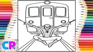 Spiderman Runs Away from the Train/Spiderman Coloring Pages/No Hero - On My Mind