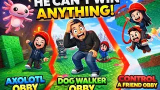 Playing Roblox With My Dad&hellip; We Tried Multiple Games and Lost Every Time 😂