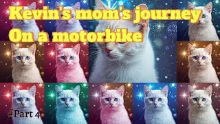 Kevin&rsquo;s Mom&rsquo;s Journey on a Motorbike 🐾 | Cute Cat Family Vlog 2025