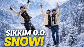 Sikkim में बर्फ़ का तूफान ❄️ 0 Degree पर क्या हुआ हमारे साथ! 😲😱 ll #vlog #0point @mrmontyy #ytvlogs 