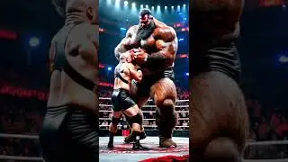 The Giant vs. The Wrestler: An Epic Showdown! A Clash of Power and Skill#Wrestling #Giant
