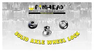 Pinhead Solid Axle Wheel Lock #pinhead #wheelaxlelock #pinheadbikelocks #bestbikelocks #pinheadlocks