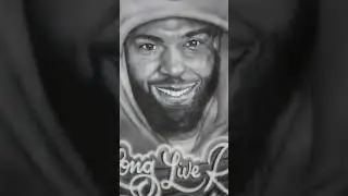 Airbrush Memorial Portrait on a Jacket by Bryon 