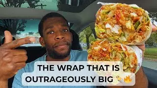 This BBQ Chicken Wrap Is Bigger Than My Head?! 🤯 | Broadway Chicken - Westfield, NJ