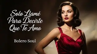 Solo Llamé Para Decirte Que Te Amo | Bolero Soul Romántico