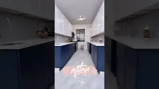 From outdated to outstanding! Watch this kitchen transform! ✨🤯💘 #interdesign #kitchendesign