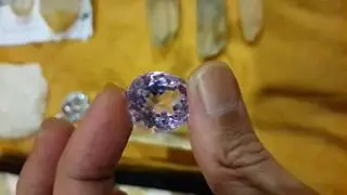 Faceted Light Purple Amethyst