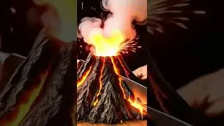 &ldquo;Slice the Volcano | Glowing Lava Flow&rdquo; #volcanism #ai #cinematic
