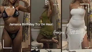 JAMAICA BIRTHDAY TRY-ON HAUL: SHEIN + AMAZON! | Briana Anye’