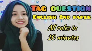 Tag questions~ Easy and best technique ~ Bangla tutorial