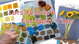 Colour Matching and Mixing for an Acrylic Painting