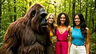 Bigfoot 💃😱🐵 & Miami Models: Fun Fishing Adventure Compilation | Bigfot ai vlog #bigfootaivlog