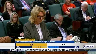 Debate continues over legalization of short barrel firearms, stabilizing braces in Texas House