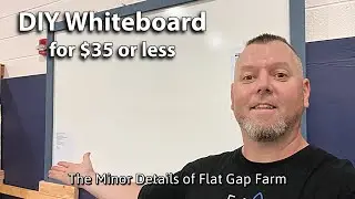 How to Make a DIY Whiteboard | Dry Erase Board on a Budget