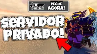 Como ENTRAR em UM SERVIDOR PRIVADO no THE FORGE do ROBLOX!