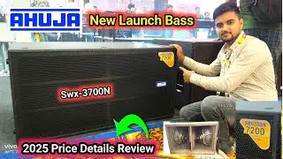 Ahuja New Launch Bass Swx-3700N 2025 Price Details Review Ahuja Swx-3700N Bass video Dj Tech Bihar