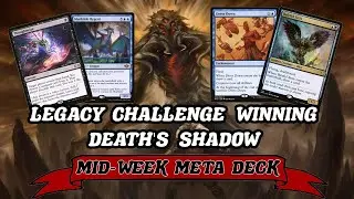 LEGACY CHALLENGE WINNING DEATH'S SHADOW! Blue Black Murktide - Shadow MTG