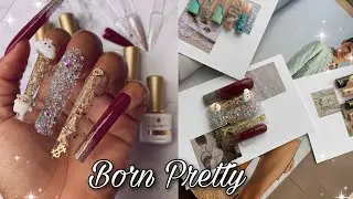 🥵 BORN PRETTY REVIEW - EggShell + Reflective Gel Polish | Inspired by YUNG MIAMI ✨💵