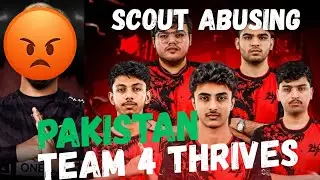 😡 Scout Abusing Pakistan | Scout Abused 4 Thrives | PMWC 2025 #pubg #pubgmobile 