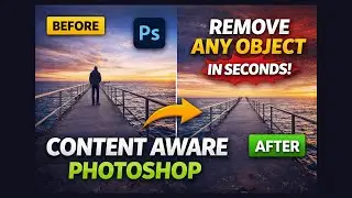 How to Content Aware Fill in Photoshop | Remove Any Object Quickly | Object Not Removing Properly