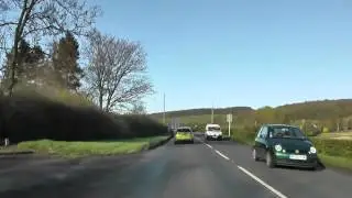 Driving On The A4103 From Worcester, Worcestershire To Cradley, Herefordshire, UK 26th April 2013