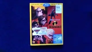 Unboxing The Incredibles Blu-Ray/DVD/Digital Copy