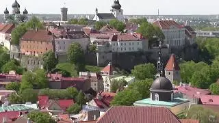 Kohtuotsa viewing platform view from Oleviste Church. Tallinn.
