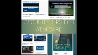 SECURITY TIPS FOR ATM CARD#FOR ACCOUNT SECURITY#