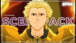 Gilgamesh | [ 4K ] | Scene Pack Clips For Edits | Fate/strange Fake | Episode 04