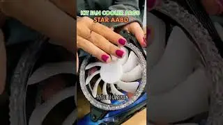 #shorts Kit fan cooler da kmex argb star aabd #gamer #gaming