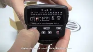 Controlador inalámbrico TTL flash speedlite ST-E2 distribuido por CABLEMATIC ®