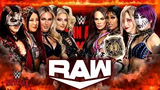 WWE RAW: Команда Рии Рипли против команды Асуки | Полный матч WWE 2K25, 30 декабря 2025 г.