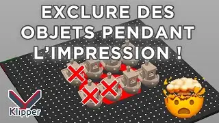 Exclude objects while printing 🤯 with Klipper! (French with subtitles)