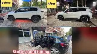 Tyre sticker and rim paint done in Grand vitara || Baleno stock sound tuning 🔉| Pk car accessories