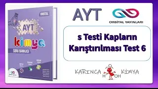 Orbital Yayınları AYT Kimya Soru Bankası s Testi Kapların Karıştırılması Test 6