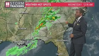 Severe weather hot spots, traffic impacts in north Georgia on Tuesday