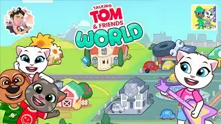 Talking tom & Friends World New Mansion House Unlocked Special Purchase Gameplay On (ios,android)