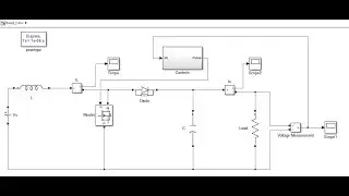 Matlab Simulation of Boost Converter with closed loop controls