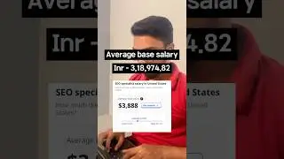 3 lakh per month Salary of SEO specialist🔥