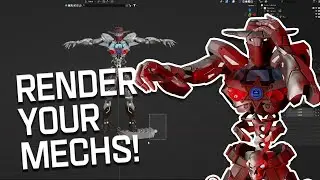Master Your Genesis Mechs: Import, Pose, & Render in Blender!