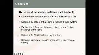 Part 1: An Introduction to Critical Care