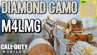 UNLOCKING DIAMOND CAMO M4LMG LMG GAMEPLAY in CALL OF DUTY MOBILE |  SEASON 4 | COD MOBILE