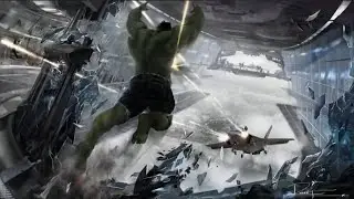 God of Thunder vs The Incredible Hulk - Helicarrier Battle | Marvel Studios