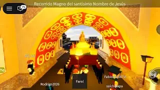 Paso por el arco de correo, procesion del santísimo nombre de Jesús .@FeYDevocioncGuatemalteca 